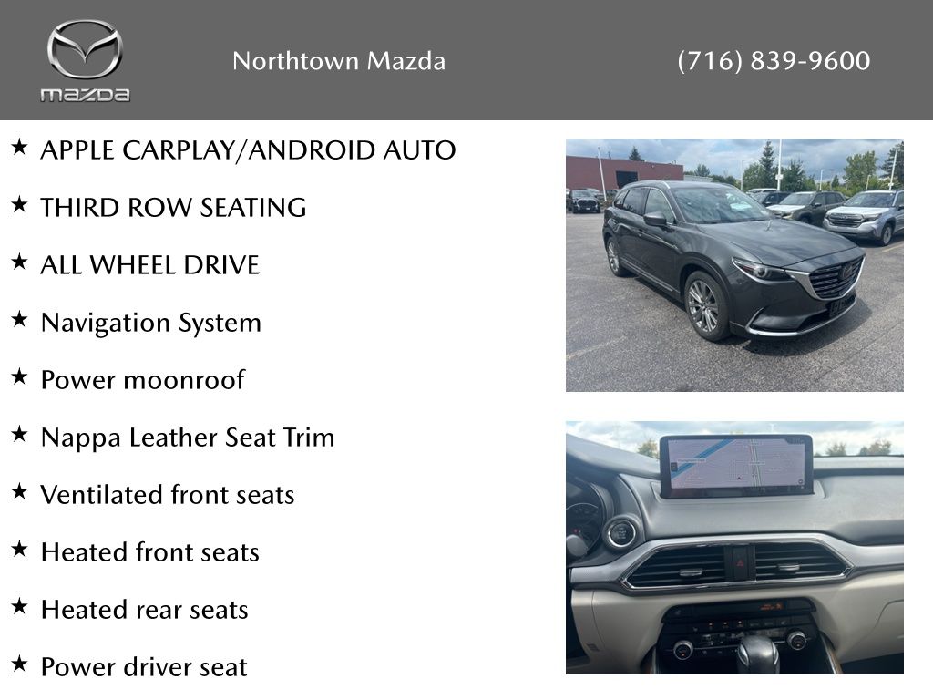 Certified 2021 Mazda CX-9 Signature with VIN JM3TCBEY5M0535708 for sale in Amherst, NY