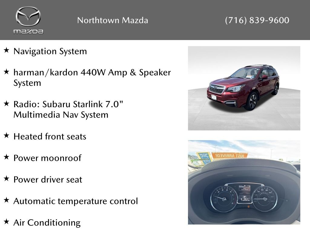 Used 2018 Subaru Forester 2.5i Limited SUV