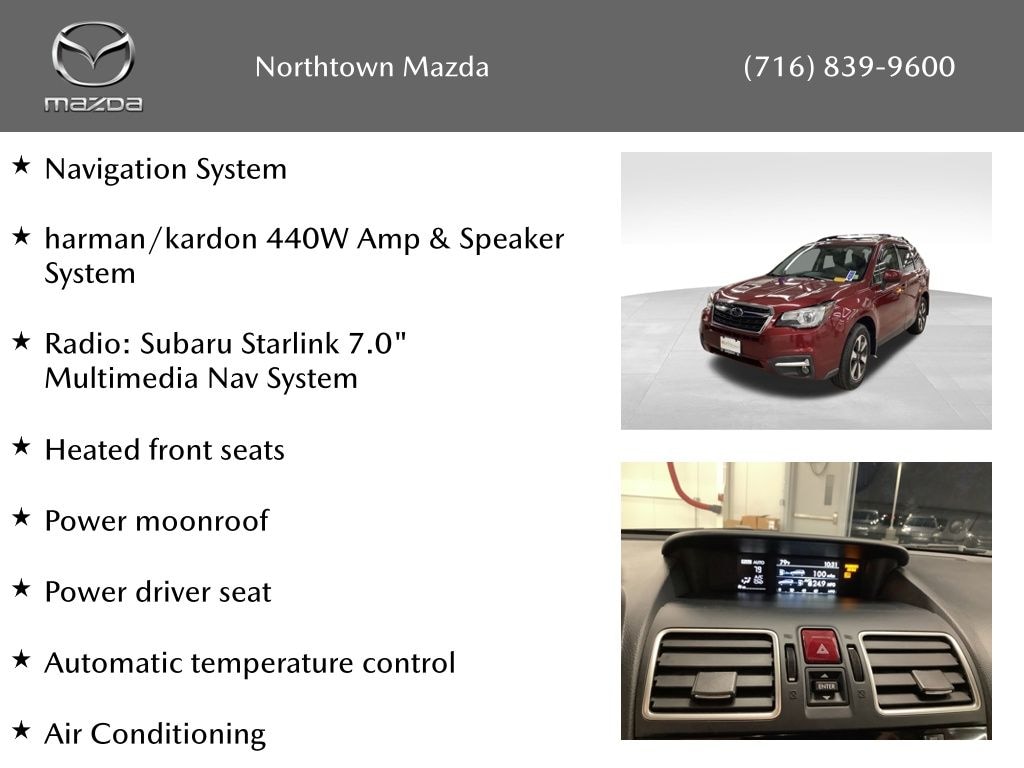 Used 2018 Subaru Forester 2.5i Limited SUV