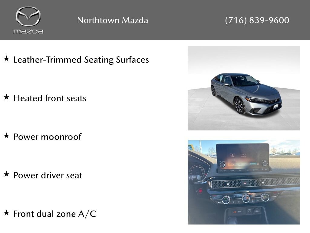 Used 2024 Honda Civic EX-L Hatchback