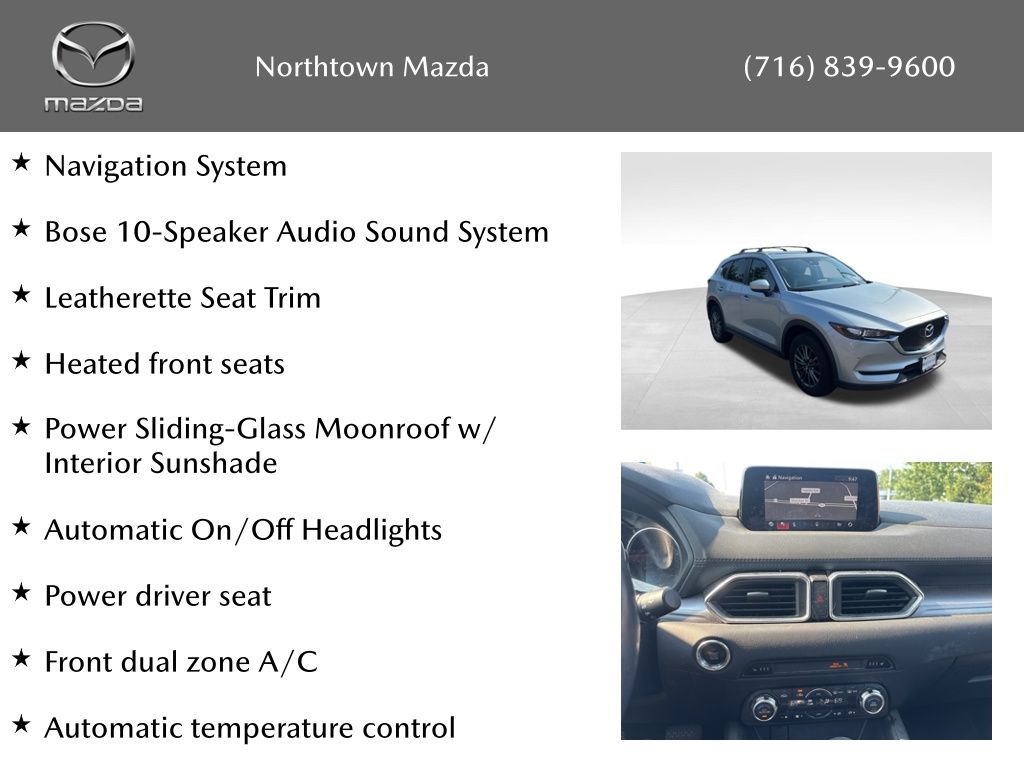 Used 2017 Mazda CX-5 Touring with VIN JM3KFBCL5H0215109 for sale in Amherst, NY