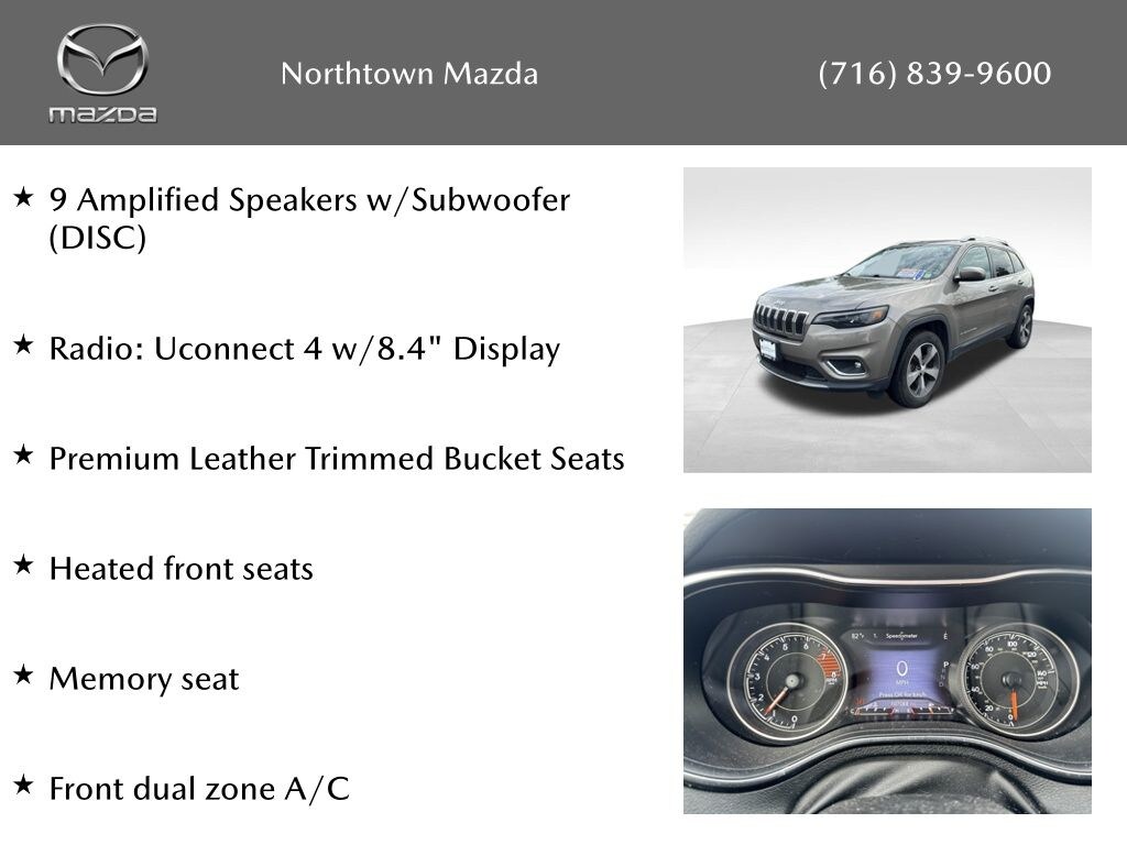 Used 2019 Jeep Cherokee Limited SUV