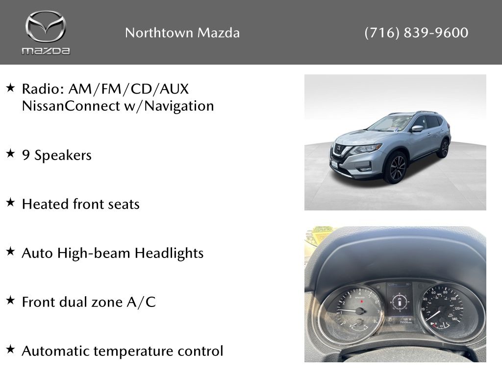 Used 2019 Nissan Rogue SL with VIN 5N1AT2MV6KC838950 for sale in Amherst, NY