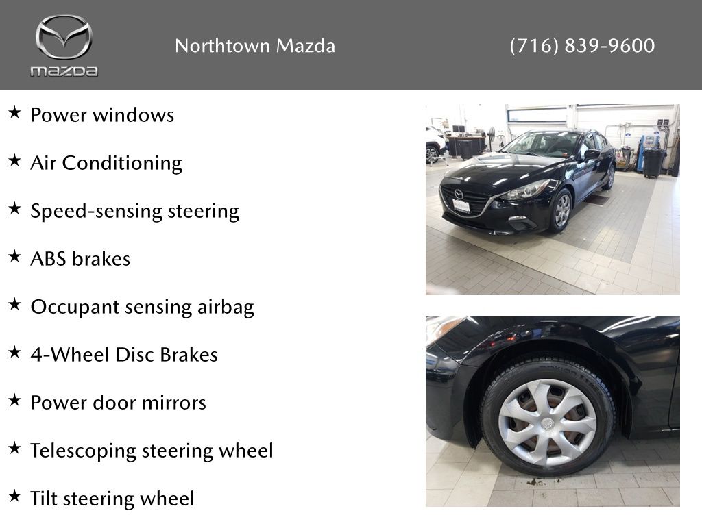 Used 2014 Mazda MAZDA3 i SV with VIN JM1BM1T74E1184386 for sale in Amherst, NY