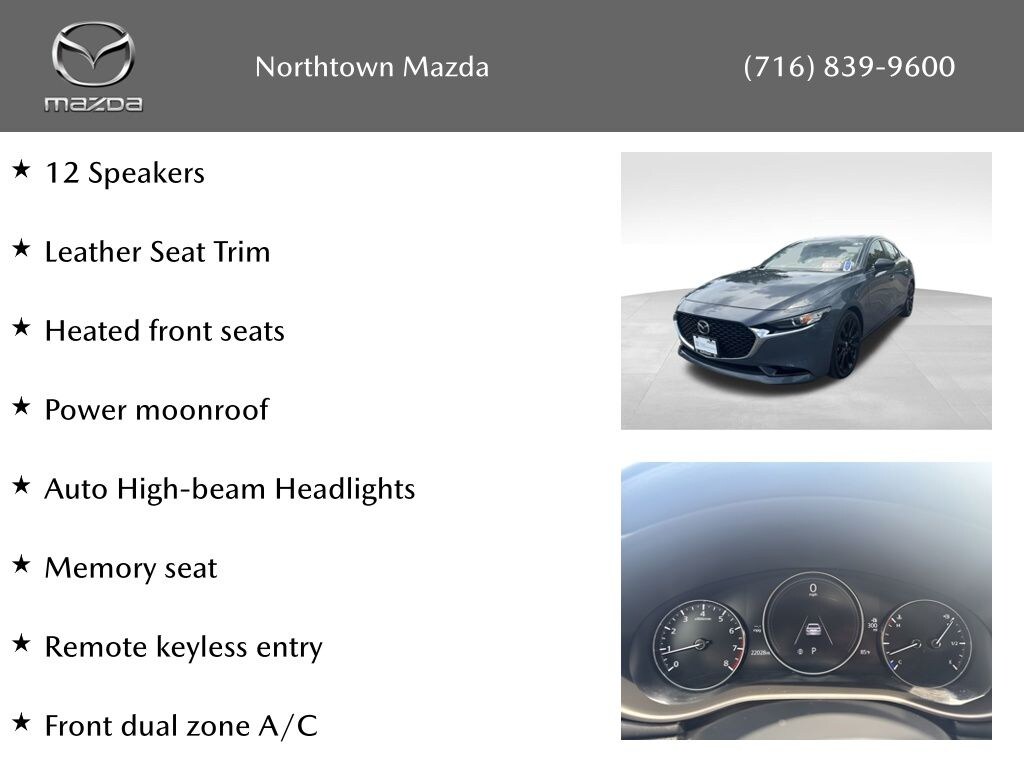 Certified 2023 Mazda Mazda3 2.5 S Carbon Edition Sedan
