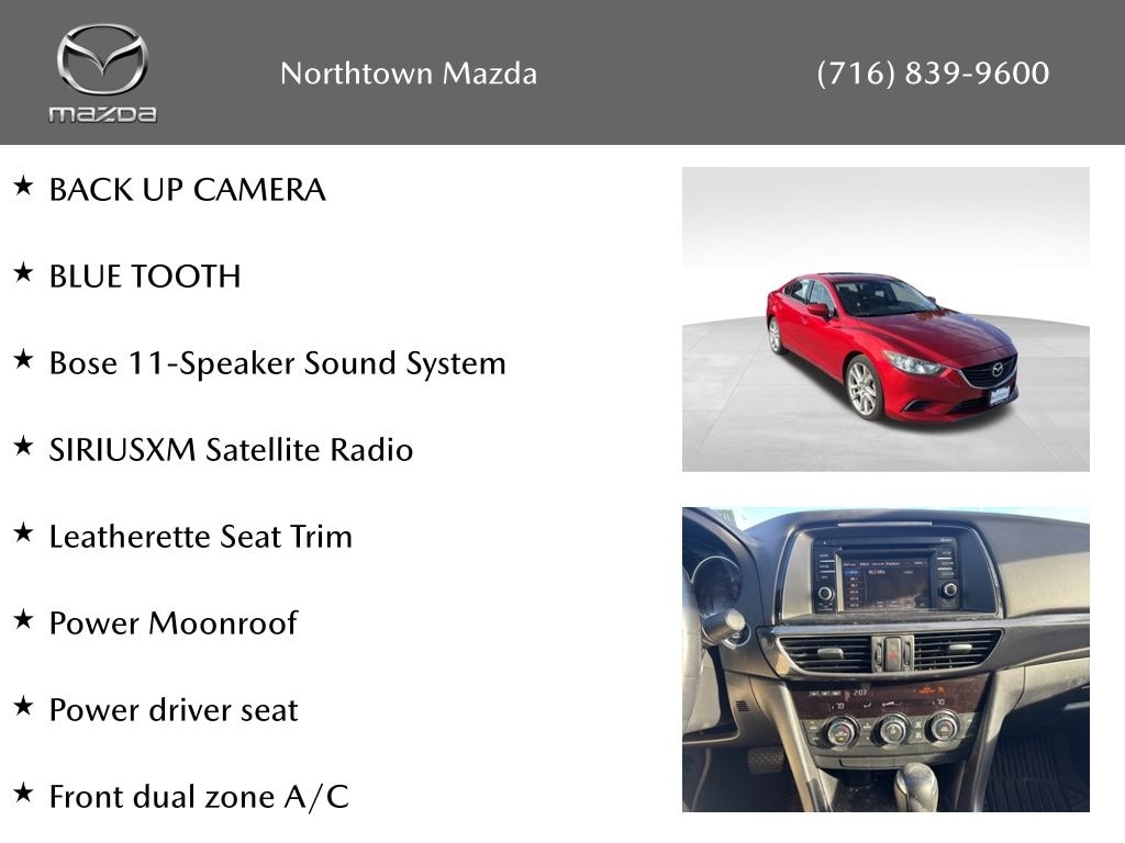 Used 2015 Mazda Mazda6 i Touring Sedan