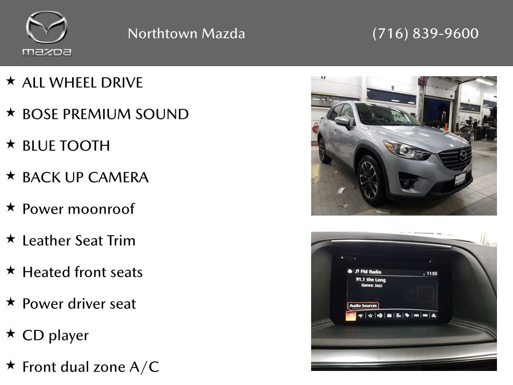 Used 2016 Mazda CX-5 Grand Touring with VIN JM3KE4DY7G0712184 for sale in Amherst, NY