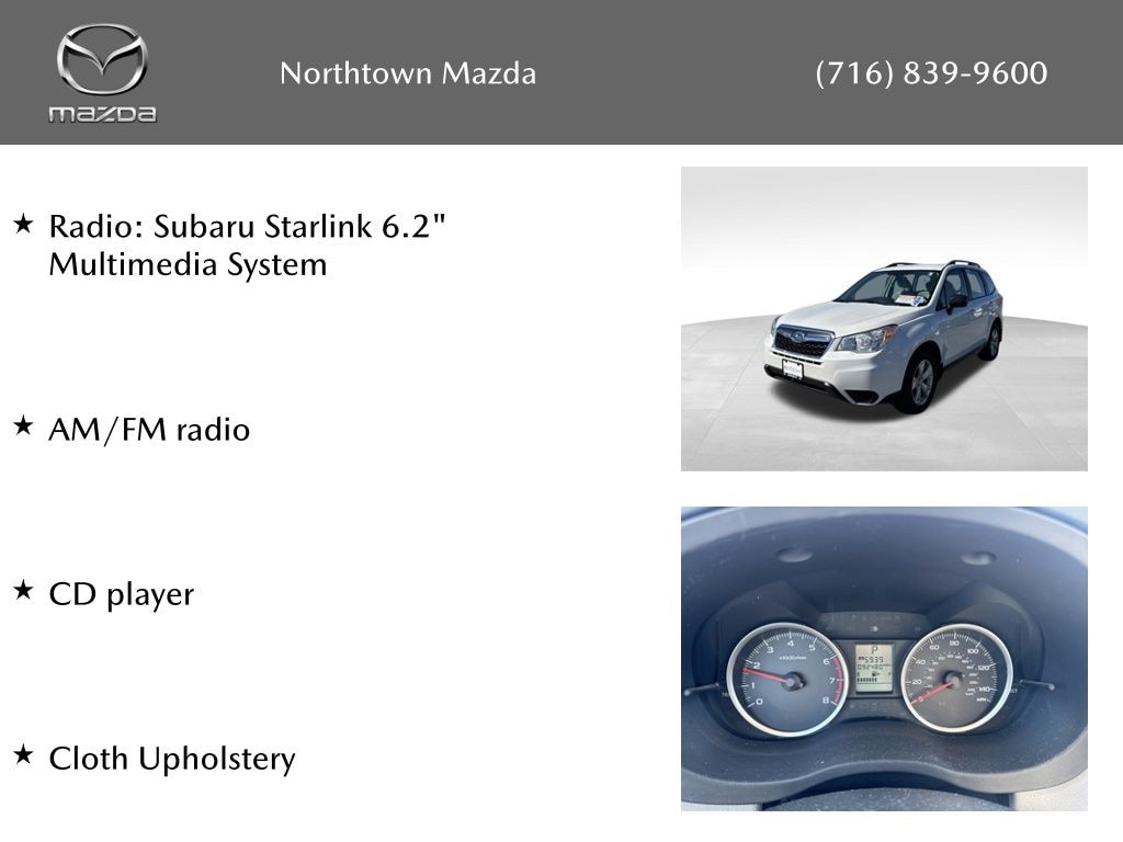 Used 2016 Subaru Forester 2.5i SUV
