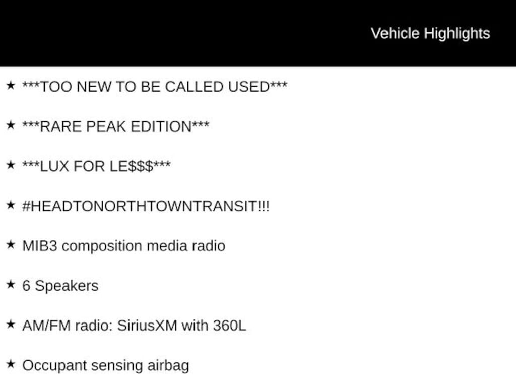 Used 2025 Volkswagen Atlas 2.0T Peak Edition SUV