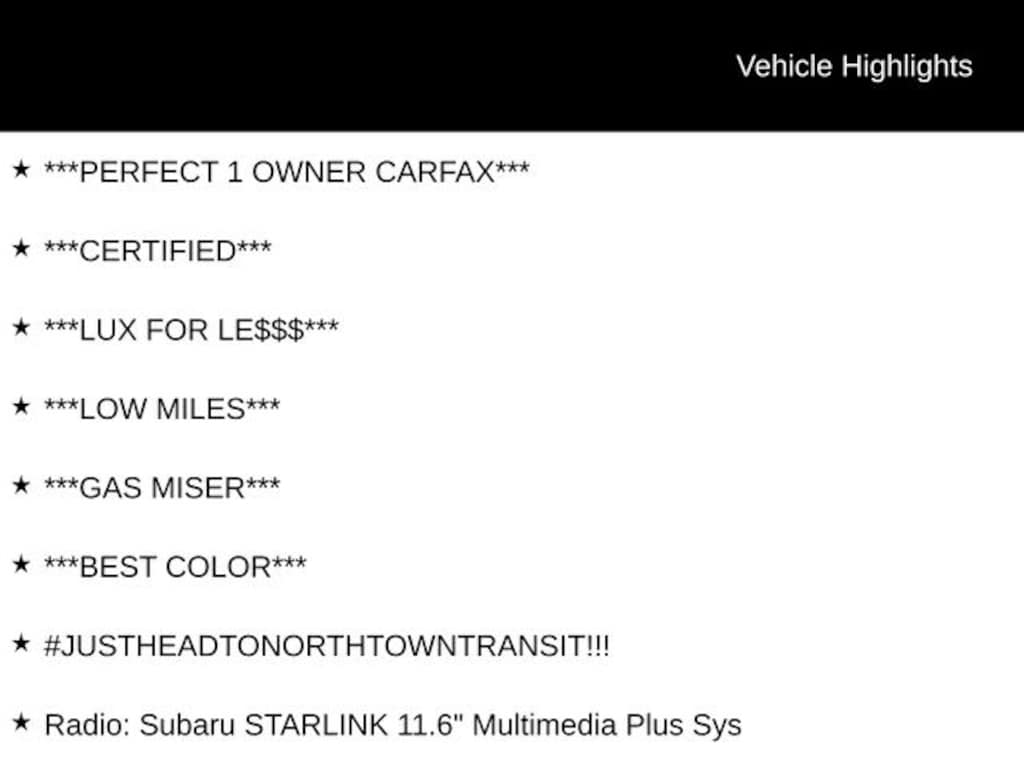 Used 2024 Subaru Crosstrek Limited SUV