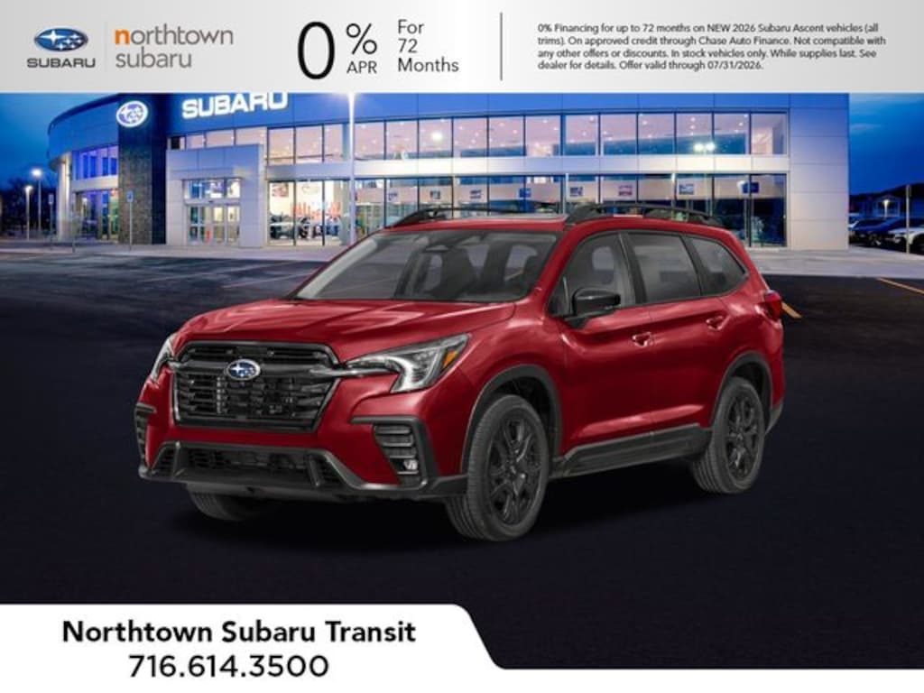 New 2026 Subaru Ascent Onyx Edition Touring 7-Passenger SUV