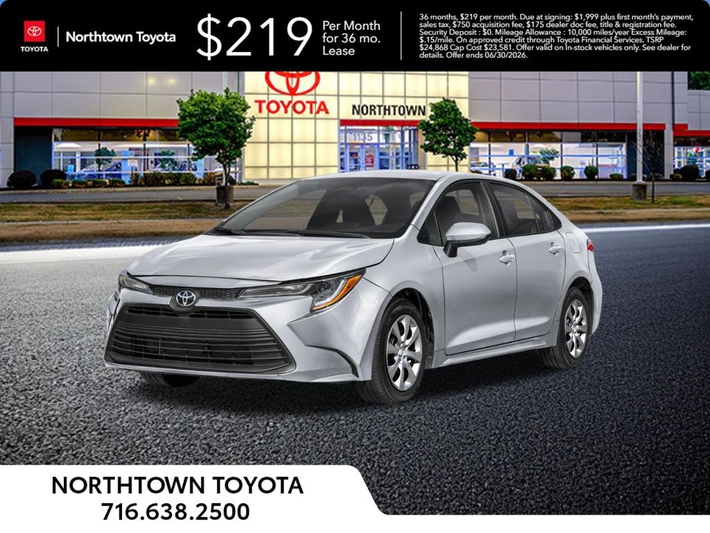 New 2026 Toyota Corolla LE LE