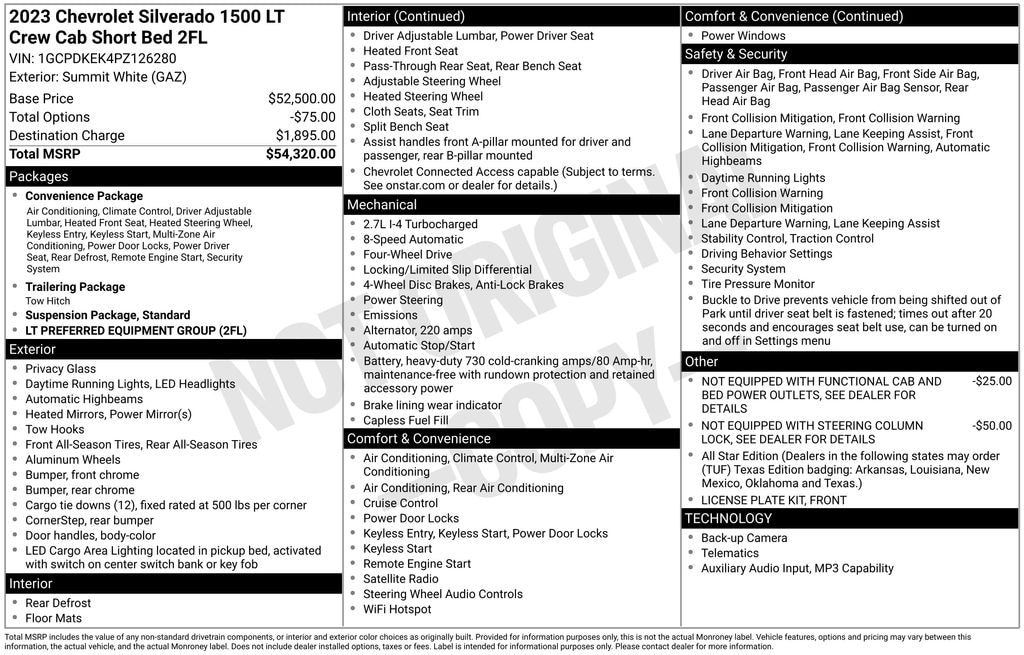 Used 2023 Chevrolet Silverado 1500 LT Truck