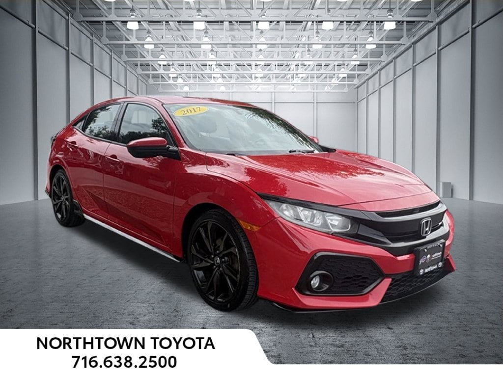 Used 2017 Honda Civic Hatchback Sport with VIN SHHFK7G47HU205137 for sale in Buffalo, NY