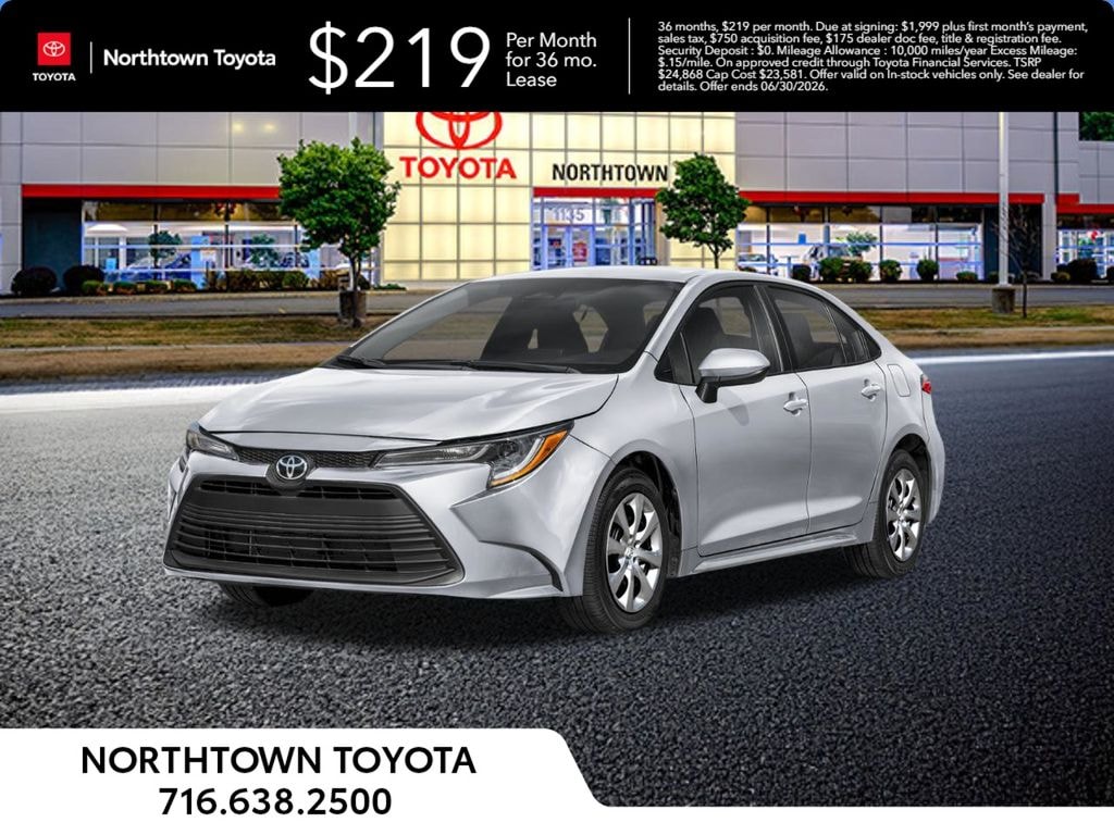New 2026 Toyota Corolla LE LE