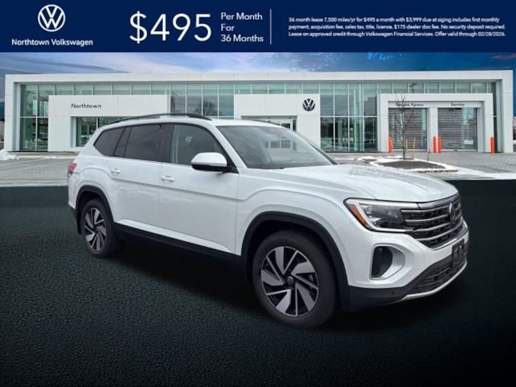 New 2026 Volkswagen Atlas 2.0T SE w/Technology SUV