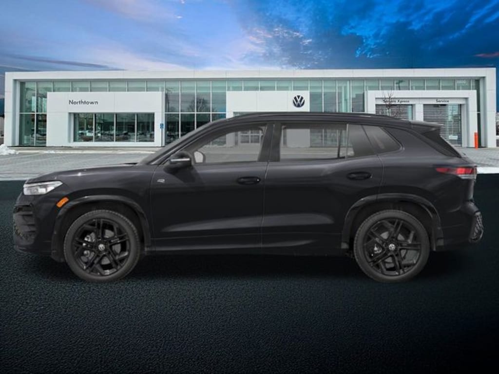 New 2025 Volkswagen Tiguan 2.0T SE R-Line Black SUV