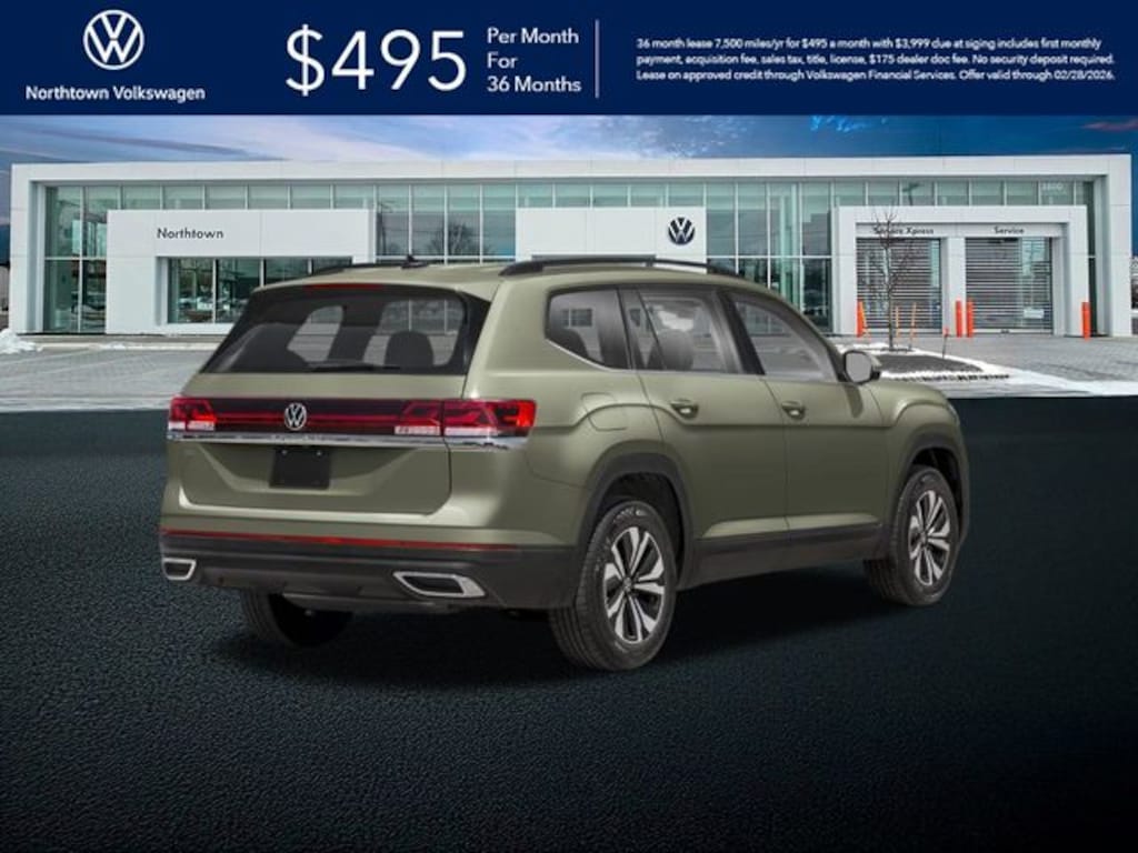 New 2026 Volkswagen Atlas 2.0T SE w/Technology SUV