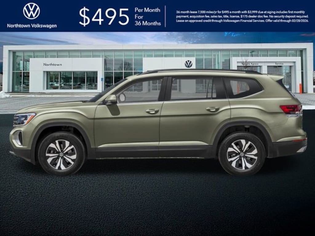 New 2026 Volkswagen Atlas 2.0T SE w/Technology SUV