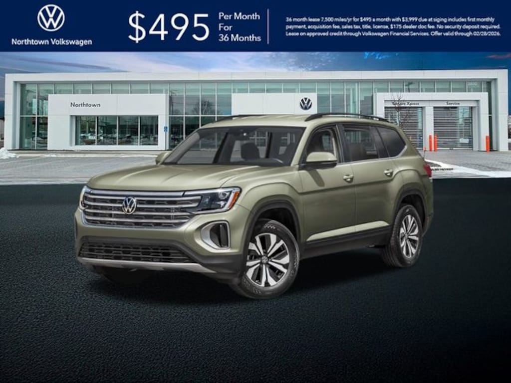 New 2026 Volkswagen Atlas 2.0T SE w/Technology SUV