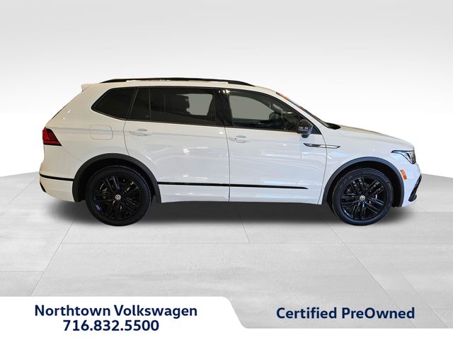 Certified 2022 Volkswagen Tiguan SE R-LINE BLACK with VIN 3VV8B7AX9NM042027 for sale in Amherst, NY