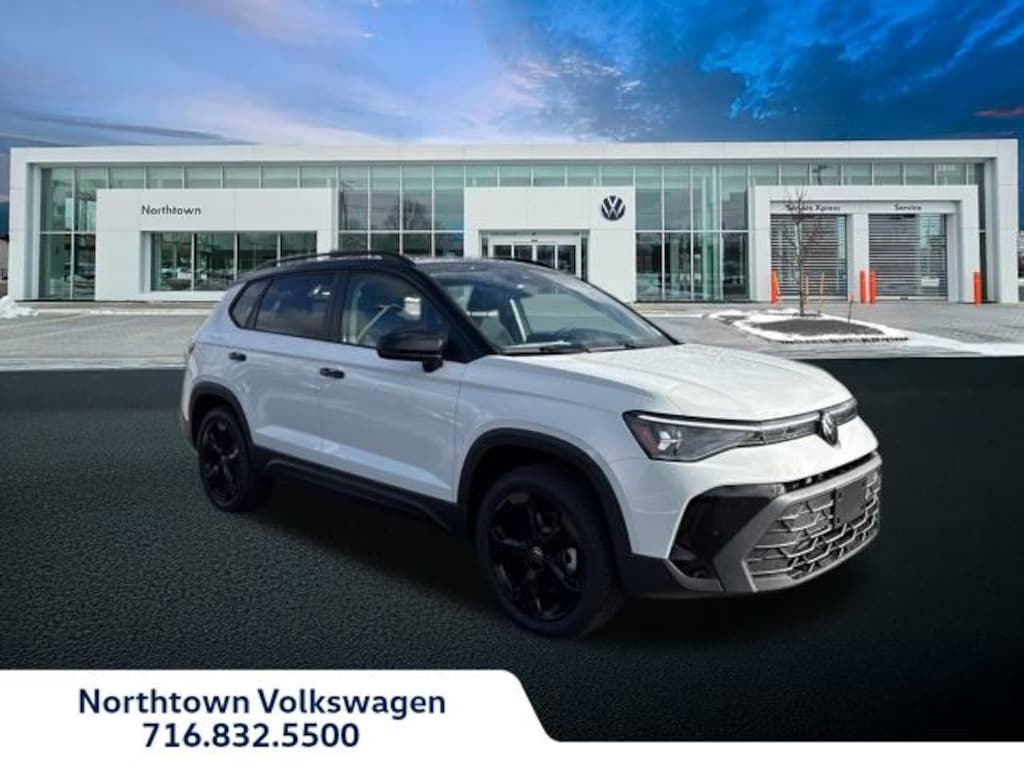 New 2025 Volkswagen Taos 1.5T SE Black SUV