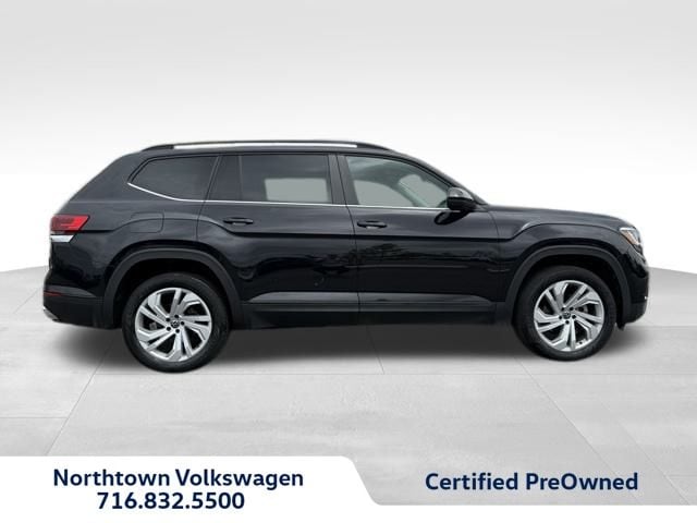 Used 2022 Volkswagen Atlas SE w/Tech with VIN 1V2HR2CA7NC537767 for sale in Amherst, NY