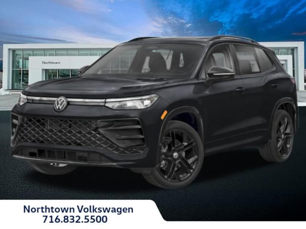 New 2026 Volkswagen Tiguan 2.0T SE R-Line Black SUV