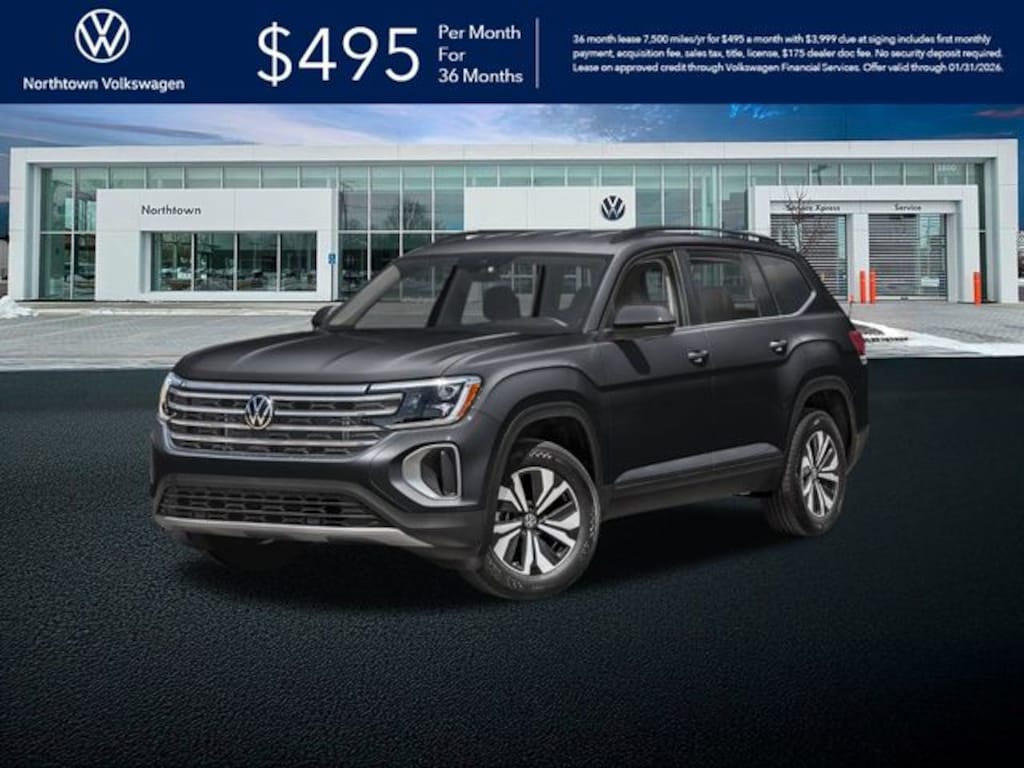 New 2026 Volkswagen Atlas 2.0T SE SUV