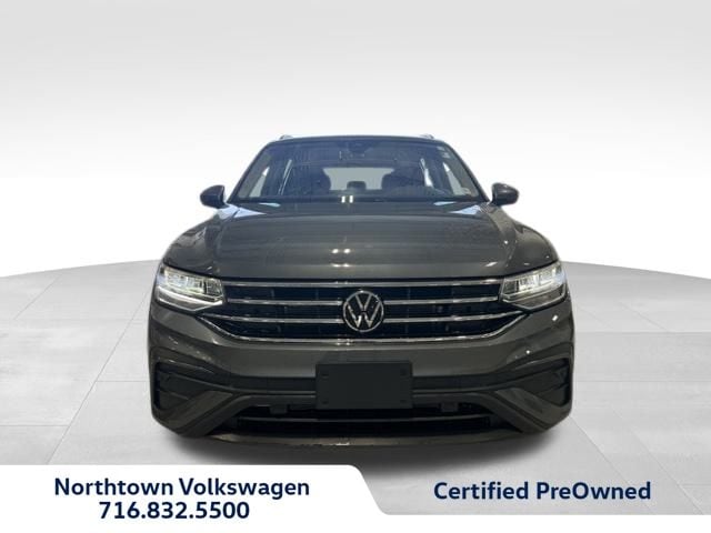 Certified 2023 Volkswagen Tiguan S with VIN 3VVFB7AX4PM098306 for sale in Amherst, NY