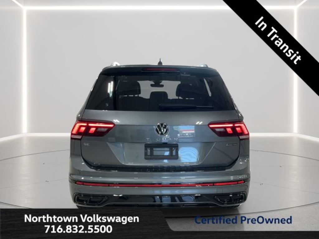 Certified 2024 Volkswagen Tiguan 2.0T SE R-Line Black SUV