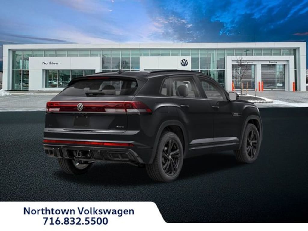 New 2026 Volkswagen Atlas Cross Sport 2.0T SEL R-Line Black SUV