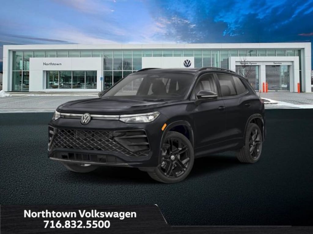 New 2026 Volkswagen Tiguan 2.0T SE R-Line Black SUV