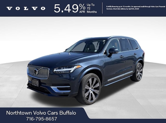 Pre-Owned 2023 Volvo XC90 Recharge Plug-In Hybrid T8 Plus 6 Passenger SUV Williamsville, NY
