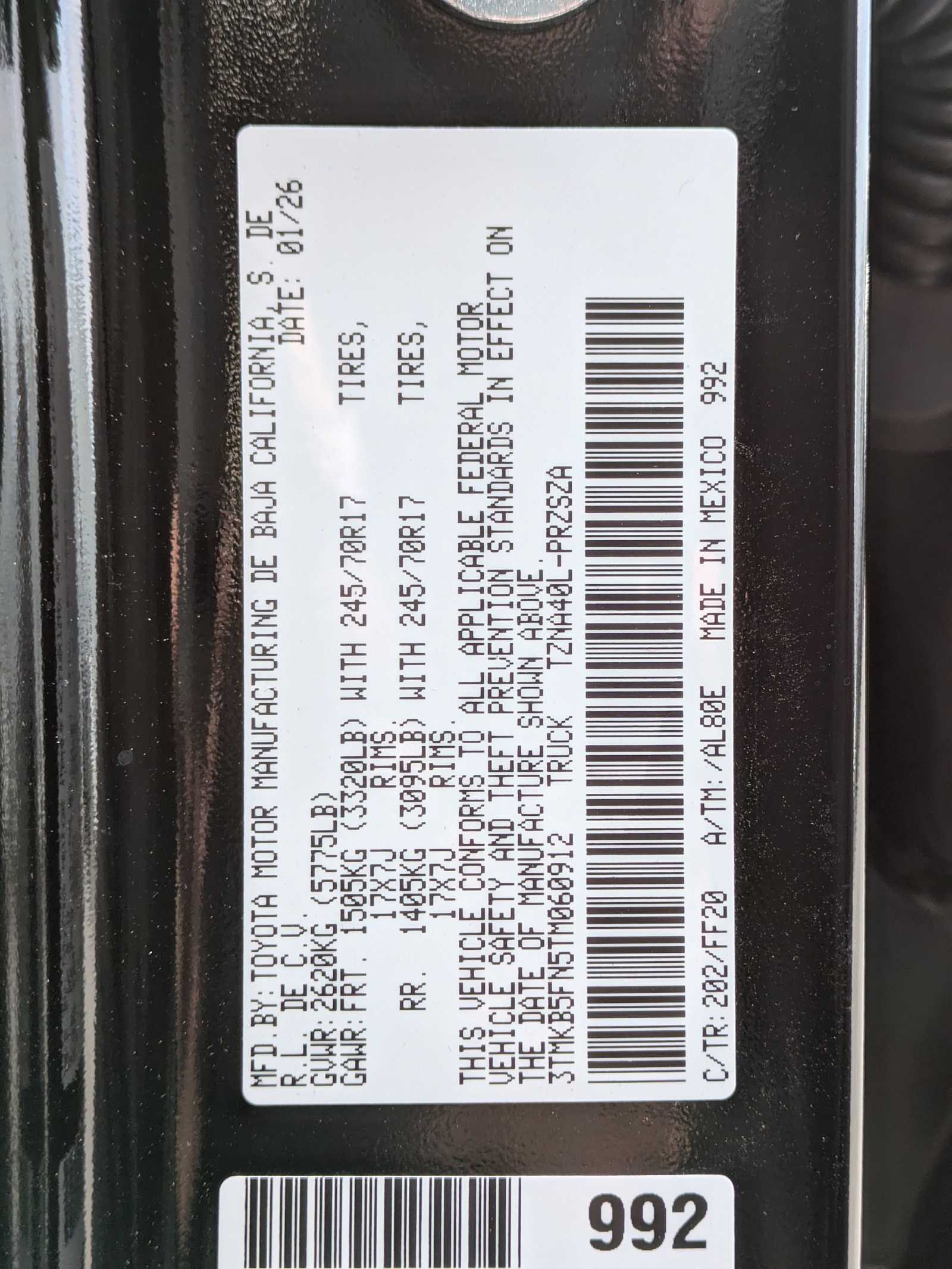 2026 Toyota Tacoma SR5 - Photo 23