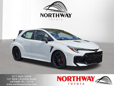 Featured New 2025 Toyota GR Corolla Premium Plus 5DR PREMIUM PLUS All-Wheel Drive for sale near you in Latham, NY Featured New 2025 Toyota GR Corolla Premium Plus 5DR PREMIUM PLUS for sale near you in Latham, NY