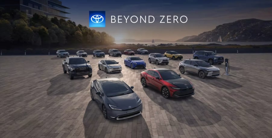 beyond zero toyota ev lineup.