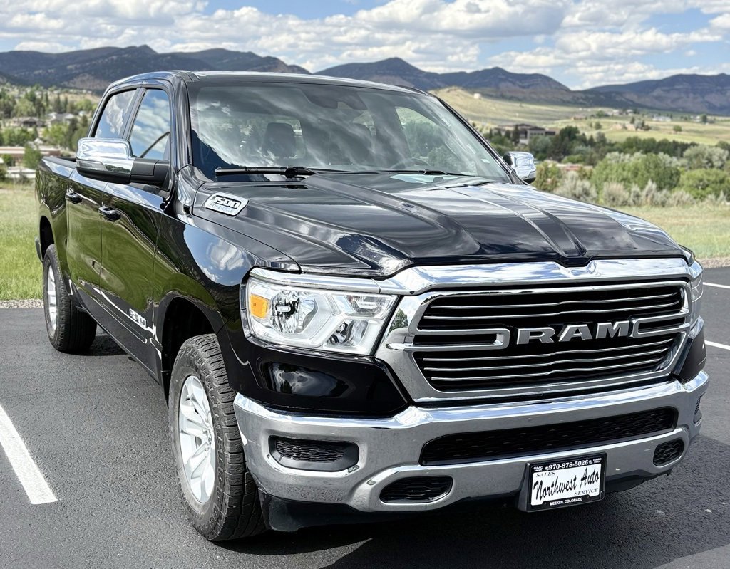 Used 2024 RAM Ram 1500 Pickup Laramie with VIN 1C6SRFJT2RN224145 for sale in Meeker, CO