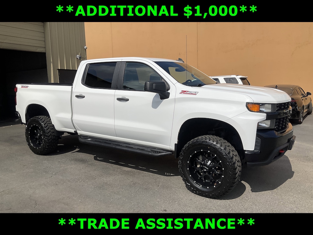 Used 2020 Chevrolet Silverado 1500 Custom Trail Boss Truck Crew Cab