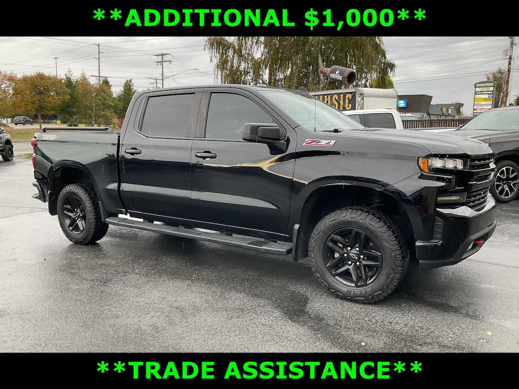 Certified 2019 Chevrolet Silverado 1500 LT Trail Boss Truck Crew Cab