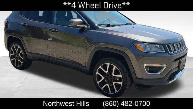 Used 2018 Jeep Compass Limited with VIN 3C4NJDCB8JT481479 for sale in Torrington, CT