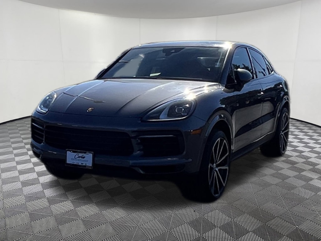 Used 2021 Porsche Cayenne Coupe Black Coupe