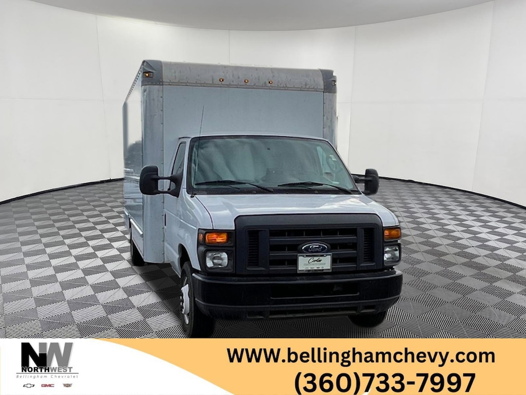 Used 2017 Ford E-350 Cutaway Gray Truck