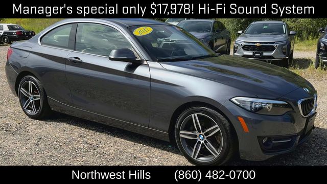 Certified 2017 BMW 2 Series 230i with VIN WBA2F9C53HV664436 for sale in Torrington, CT