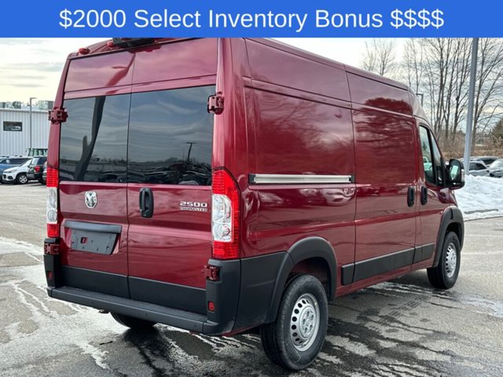 New 2025 Ram ProMaster 2500 PROMASTER 2500 TRADESMAN CARGO VAN HIGH ROOF 136' Cargo Van