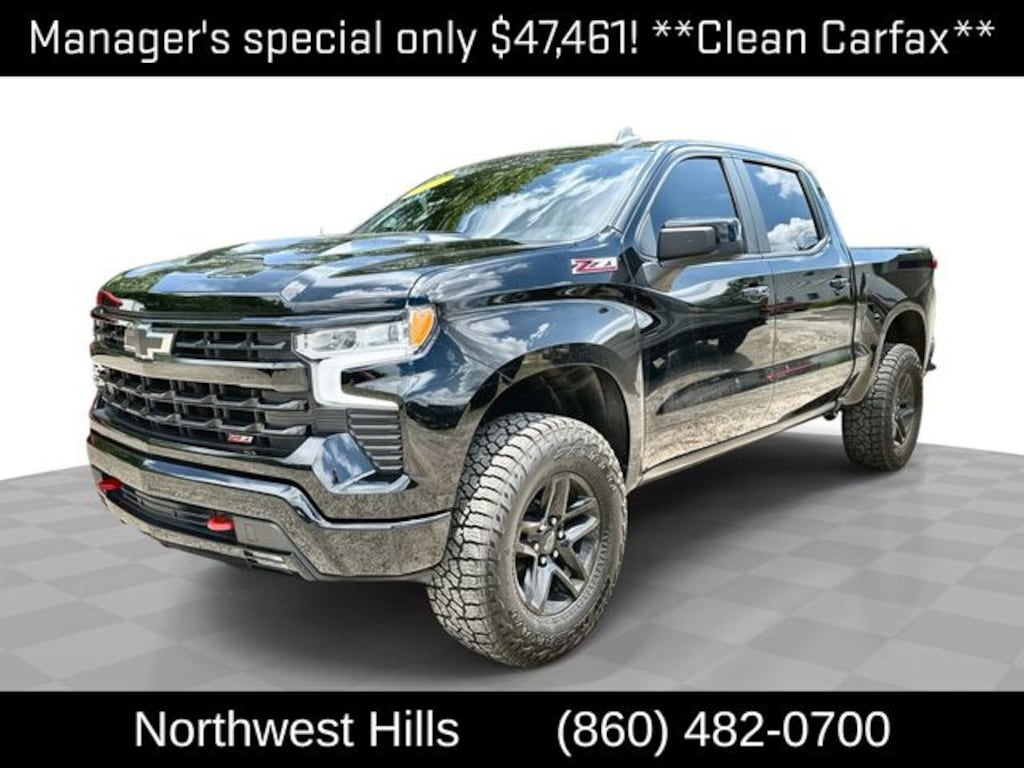 Certified 2023 Chevrolet Silverado 1500 LT Trail Boss Truck Crew Cab