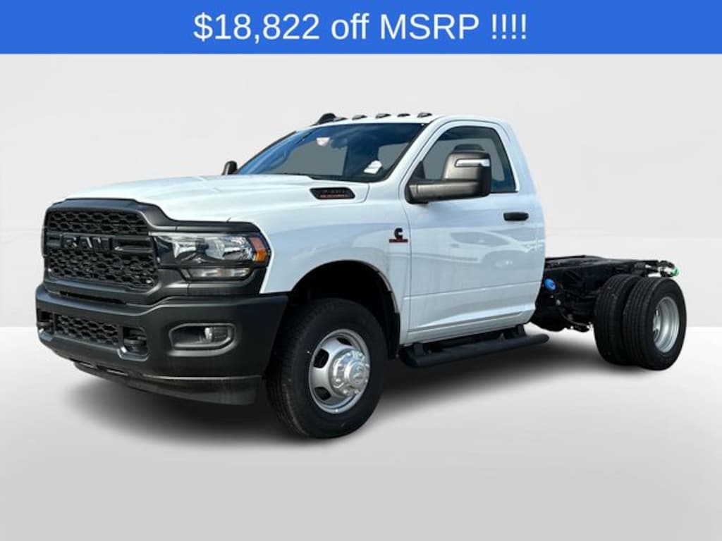 New 2024 Ram 3500 Chassis Cab 3500 TRADESMAN CHASSIS REGULAR CAB 4X4 60' CA Pickup