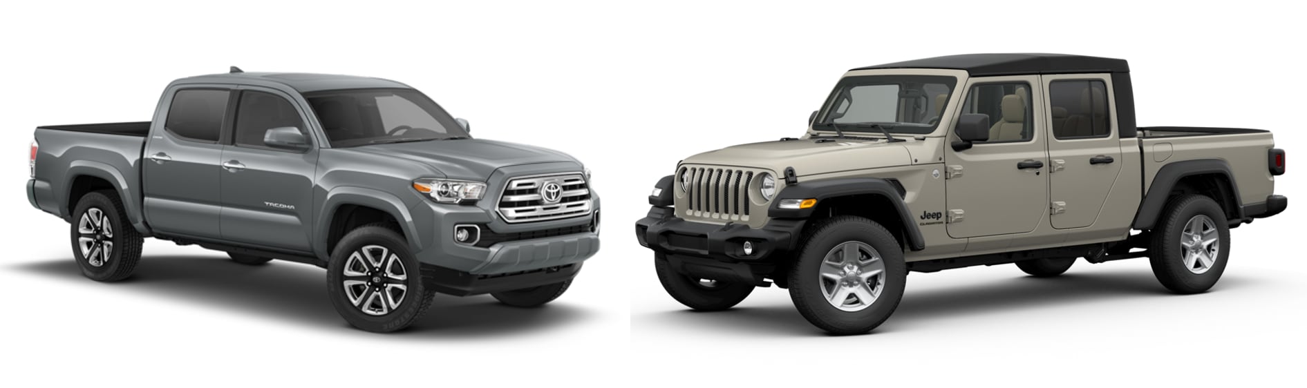 Jeep Gladiator vs. Toyota Compare the Models