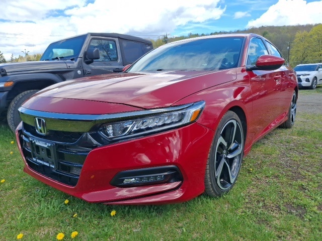 Used 2018 Honda Accord Sport with VIN 1HGCV1F37JA082859 for sale in Norwich, NY