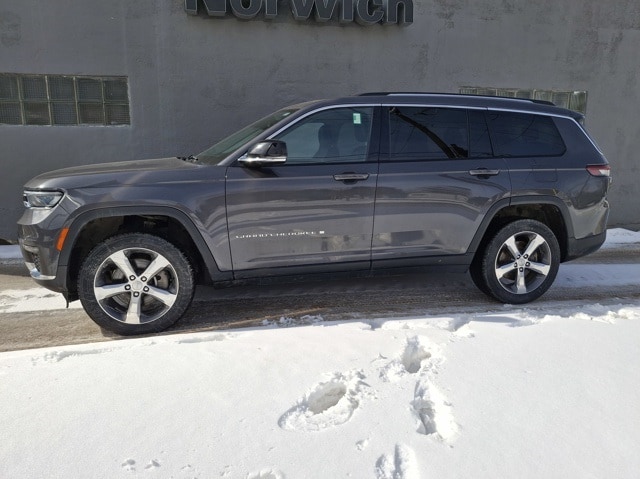 Used 2021 Jeep Grand Cherokee L Limited with VIN 1C4RJKBG5M8161347 for sale in Norwich, NY